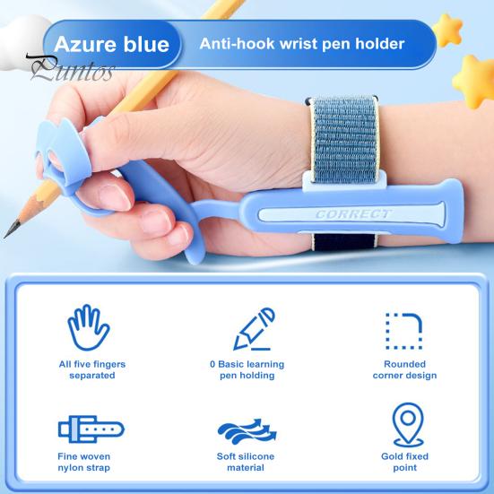 Suport pentru creion Lungime reglabilă Moale Confortabil Design ergonomic Copil mic Instrument de ajutor pentru scris Suport stilou