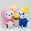 Jack In The Box Plush Toy Snowman Character Holding Burger Ice Cream Stuffed Doll Cute Fast Food Figure Home Sofa Decor Collectible Gift for Plush Fan