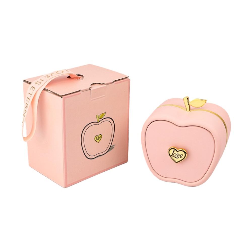 

Drawer Pull Fruit Jewelry Box Plastic Jewelry Display Box Fruit Gifts Box Anniversary Present Pink 10.5cm