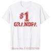Funny  1 Grandpa Fathers Day T Shirts Graphic Cotton Streetwear Short Sleeve Birthday Gifts Summer Style Tshirt Unisexs Clothing