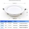Kommerzielle Einbau-Downlight für Deckenöffnungen von 3,5, 4, 6, 8 & 15 Zoll