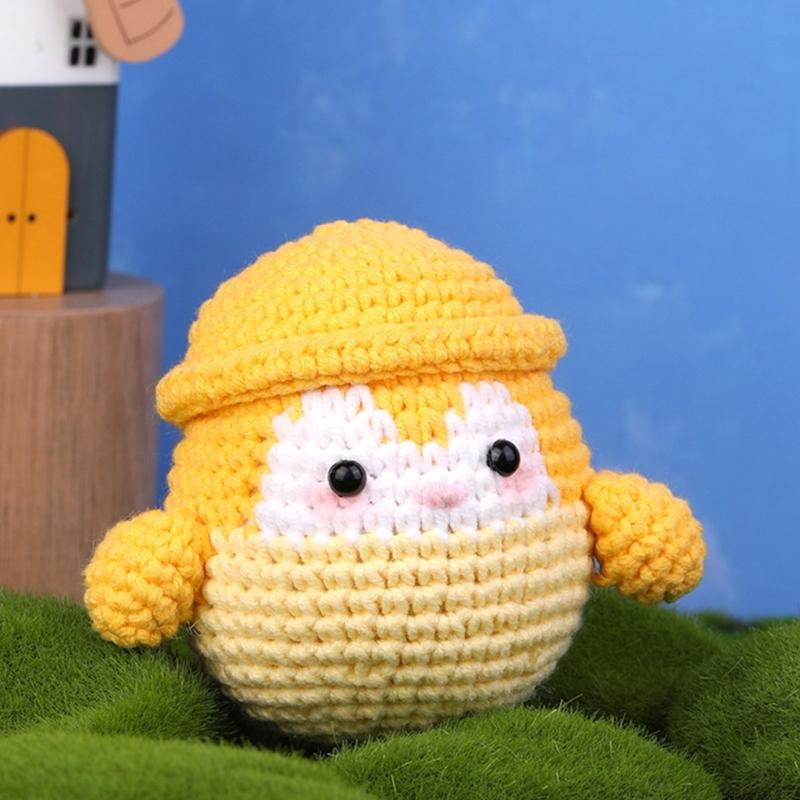 Kit per Lavorare a Maglia Kit per Uncinetto per Principianti per Adulti Bambini Kit per Uncinetto per Principianti, Kit Animali all'Uncinetto per Creare Animali Carini
