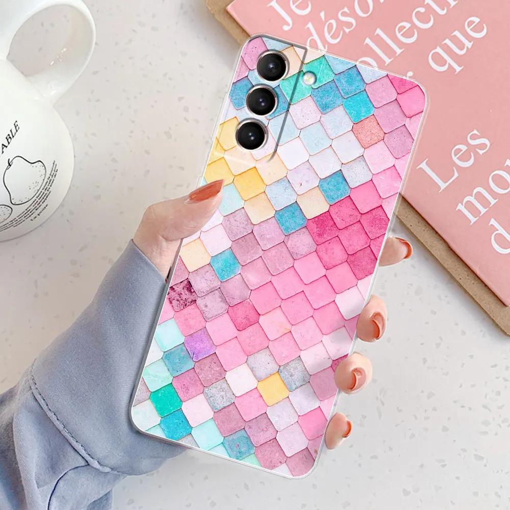 For Samsung Galaxy S21FE Case S21 Ultra 5G Cover Clear Soft Silicone Phone S21 FE Cases Fundas For Samsung S21 Plus Case Coque