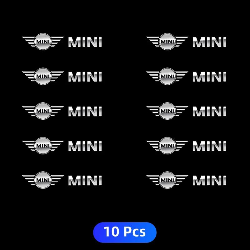 2/5/10pcs 3D Metal Car Interior Dekoration Stickers Badges Auto Styling For BMW Mini Cooper Countryman Clubman R55 R56 R60 F54