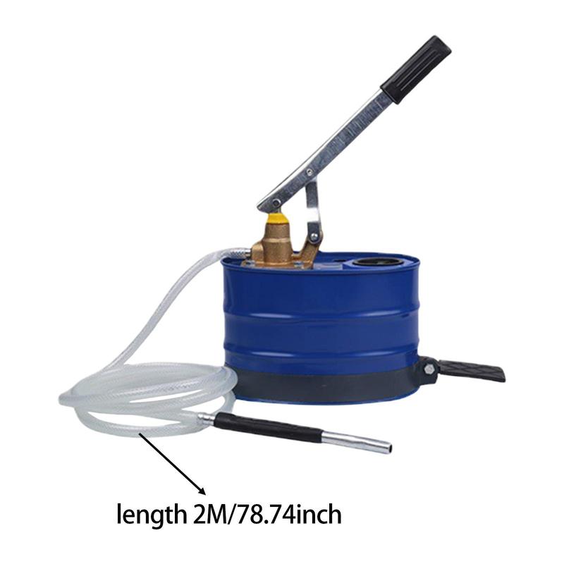 Barile di Riempimento Olio 5 L Strumento Spesso per Cambio Olio Manuale Riempitore Olio Motore Olio Cambio Tipo a Pressione Manuale per Forniture Camion Veicolo