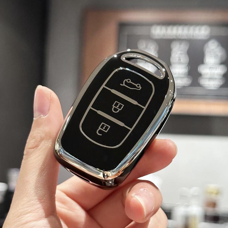 Carcasa TPU pentru chei de la distanta pentru Renault Kwid Simbol de trafic Dacia Sandero Logan Duster 2016 2017 2018 Husa Fob Shell