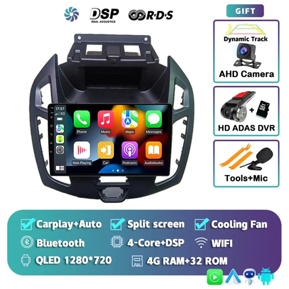9" Radio Android 14 Audio For FORD TRANSIT Connect 2014 2015 CarPlay WITSON Multimídia Automotivo GPS WIFI DSP Car Stereo 2Din