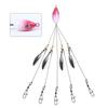 2 Stuks 5 Arm Rig Hoofd Zwemmende Kunstaas Visserij Groep Lures Snap Swivels Spinner Visserij Lures Rig Voor Langdurig Gebruik