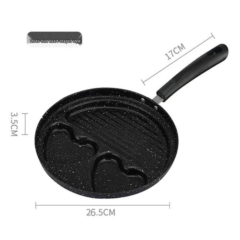 ZISIZ Maifan Stone Multi-Hole Frying Pan