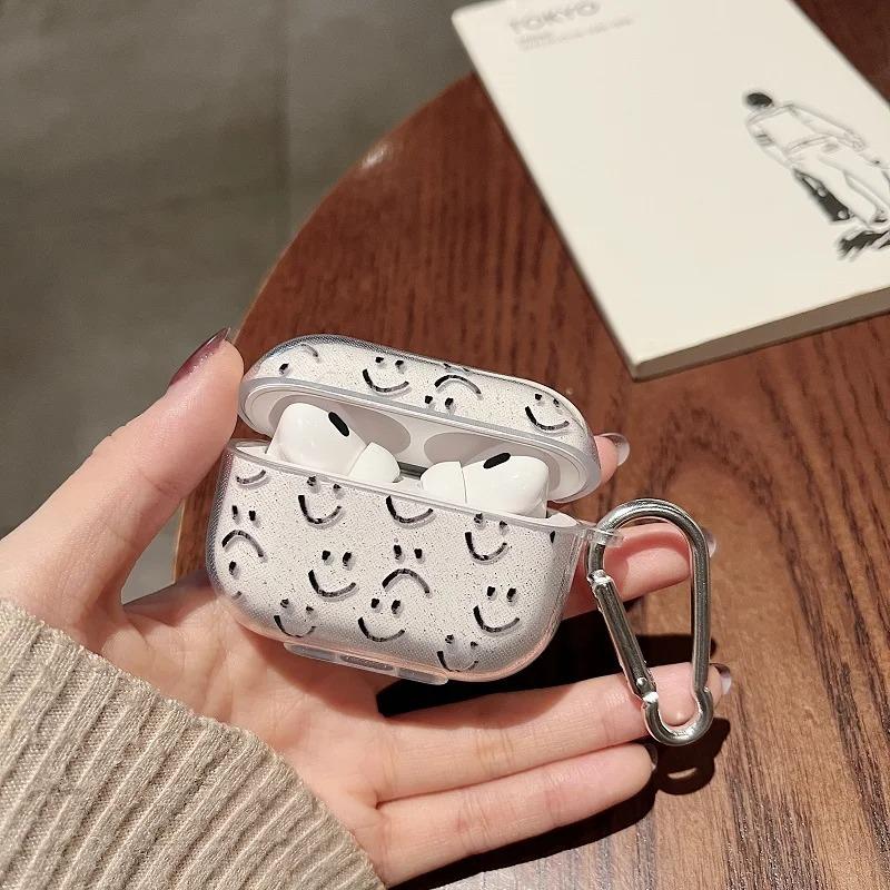 Pour AirPods Pro3/Pro2/Pro Fleurs Mignonnes Paillettes Brillant Silicone Souple Coque Pour AirPods 1/2/3/4 Filles Coeur Coloré Étui Écouteurs For Airpods Pro3