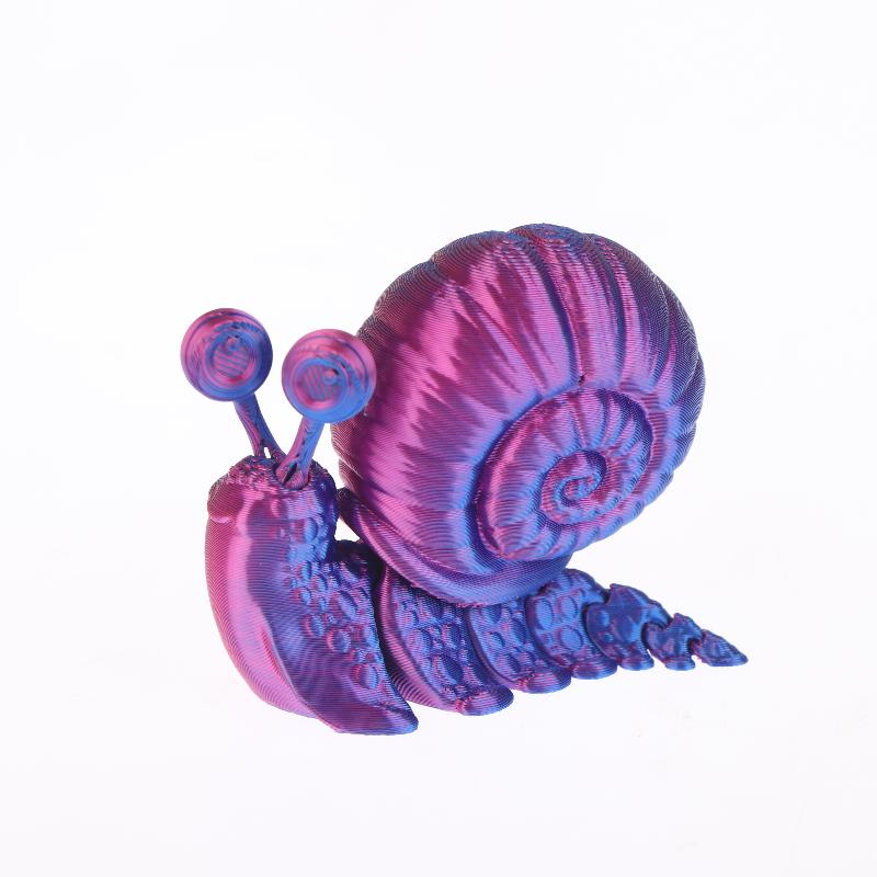 Jouet Modèle d'Escargot Simulé Imprimé en 3D Ornement Sculpture Animale Amusante Décoration de Bureau Pour Enfants Cadeaux Cadeau Unique