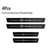 High-quality Carbon Fiber Car Door Sill Protector Sticker For Volvo XC60 V40 V50 XC90 S60 V90 V70 XC40 V60 S90 Olestar AWD S80 KW0