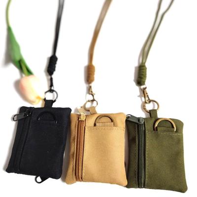 Taktische Mini-Kopfhörertasche & Geldbörse für Herren - Multifunktionale Kartenhalter & Münzbörse für Outdoor-Sport
