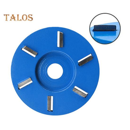 6 Teeth Wood Carving Disc Smooth Precise Carving Easy Installation Multipurpose Stump Remover Angle Grinder Wood Carving Disc