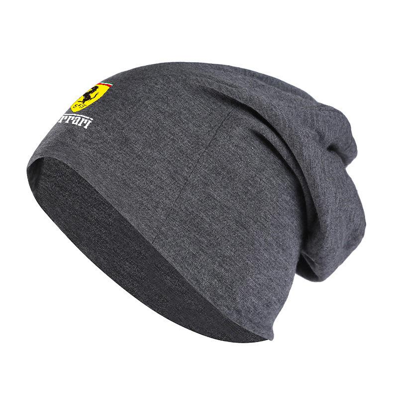 Fashion Winter Warm Cap Hip-hop Thicken Skullcap Casual Beanie Hat Women Men For Ferrari Roma Portofino F8 Spider SF90 LaFerrari