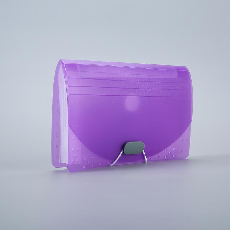Candy Color Accordion A6 Waterproof Document Holder - 13 Pockets, Dirt-Resistant, Large Capacity for Tickets & Invoices