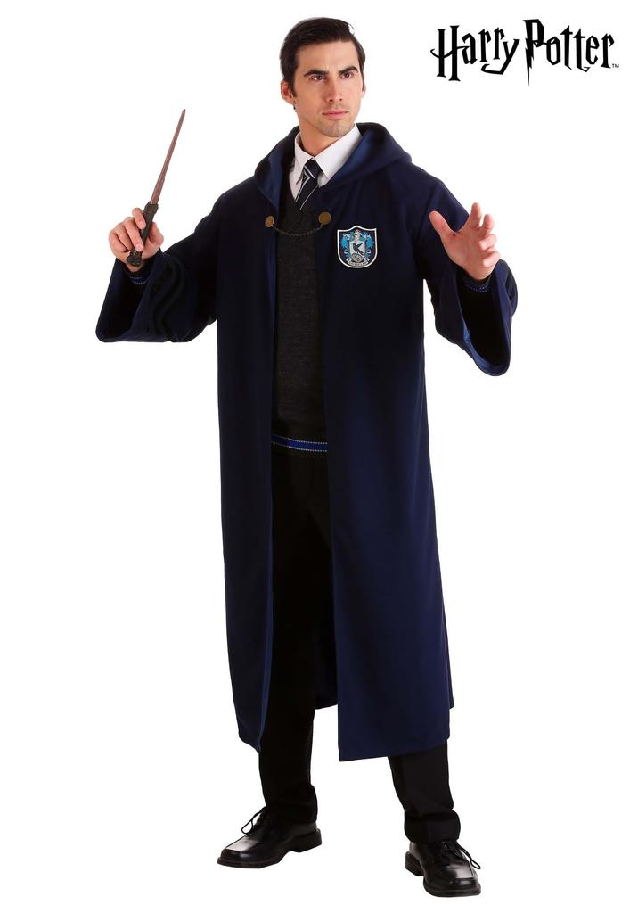 Elope Fantastic The Crimes of Grindelwald Ravenclaw Adult Vintage Wizard One Size Beasts Robe,