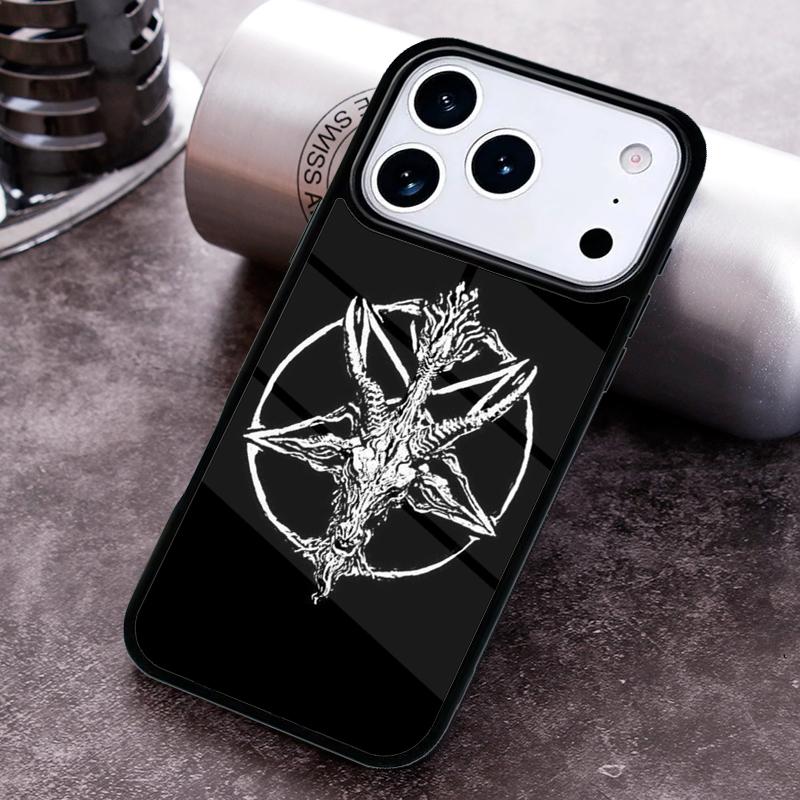 Gothic Witch Satan Phone Case for iPhone 17 16 15 Pro Max Air 14 13 12 11 Plus Shockproof Cover