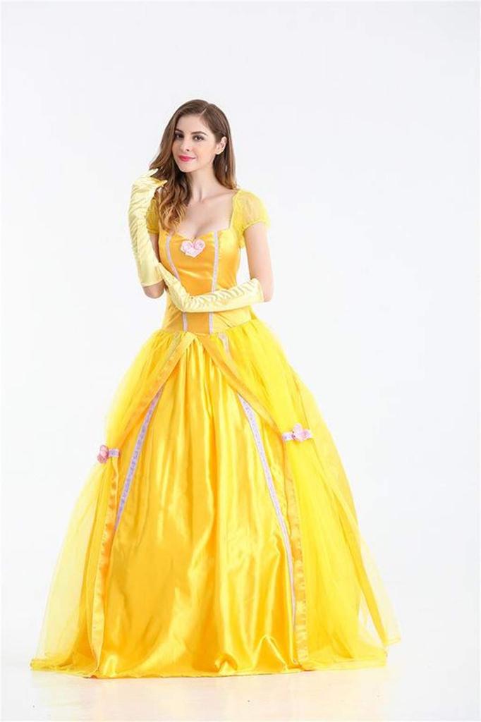Formemory Halloween Princess Beauty and the Beast Princess Adult Costume Kids Events Costume, Halloween, Christmas, Dress, Cosplay, Parties, Costume,