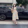 2024 French Summer Casual Loose Fit Sling Dress for Women