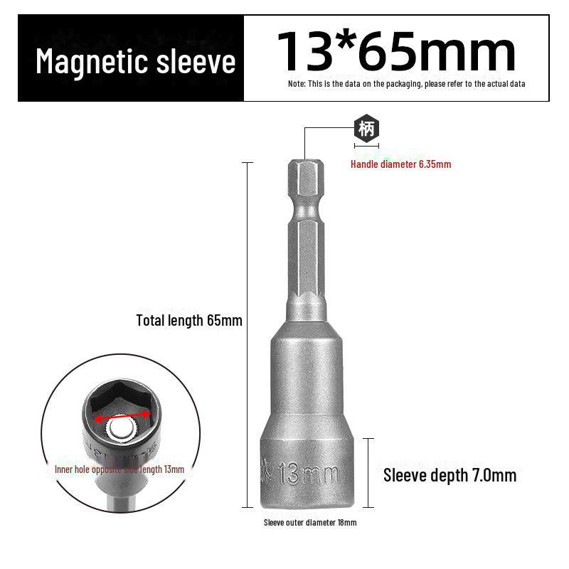 Green Forest Magnetic Hex Socket No. 6 for Electric Screwdriver & Hand Drill