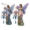 Boho Country Style Home Decorations Fairy Wall Lamp, Resin Sconce with Warm LED Glow for Bedroom Unique Crafts Living Room Room, Vintage Rustic