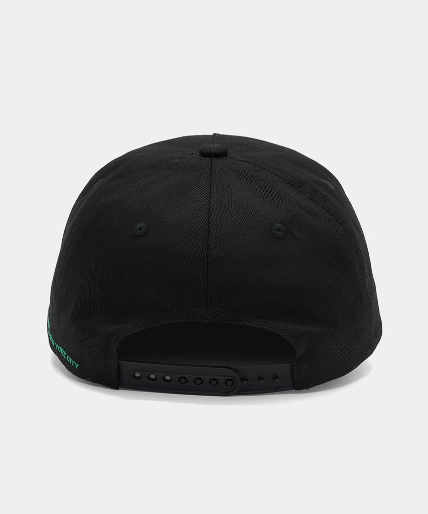 COLUMBIA UNIVERSITY Cu Emb 5 Panel Oversized Cap_Black