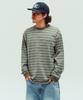 WKNDRS Multi-Striped Ls T-Shirt (L.Khaki)
