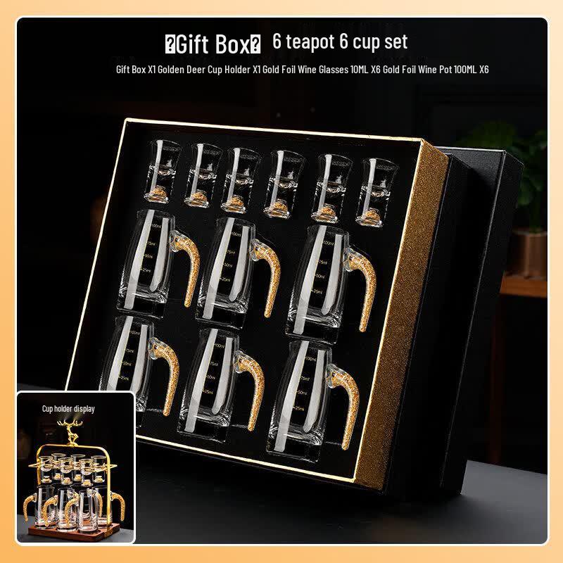 Qiwei Crystal Glass Baijiu Set