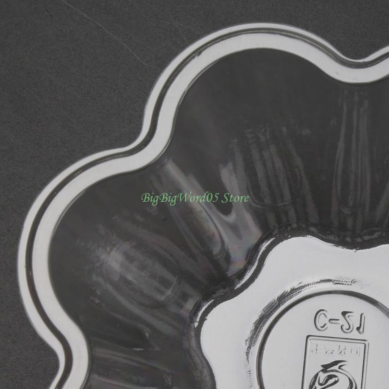 24TE 10Pcs Disposable Plastic Transparent Ice Cream Soup Candy Salad Bowl Kitchen New