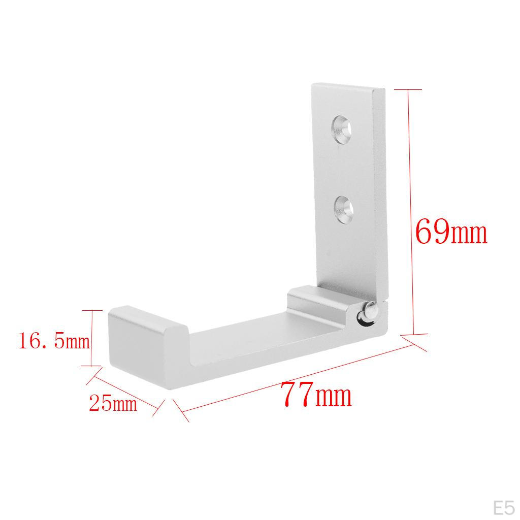 1pc Foldable Wall Mount Clothes Aluminum Saving Hangers