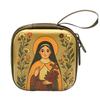Rosary Prayer Bag Zipper Rosary Pouches Religious Jewelry Storage Box for Prayer Bead Earrings Portable Headphone Bag