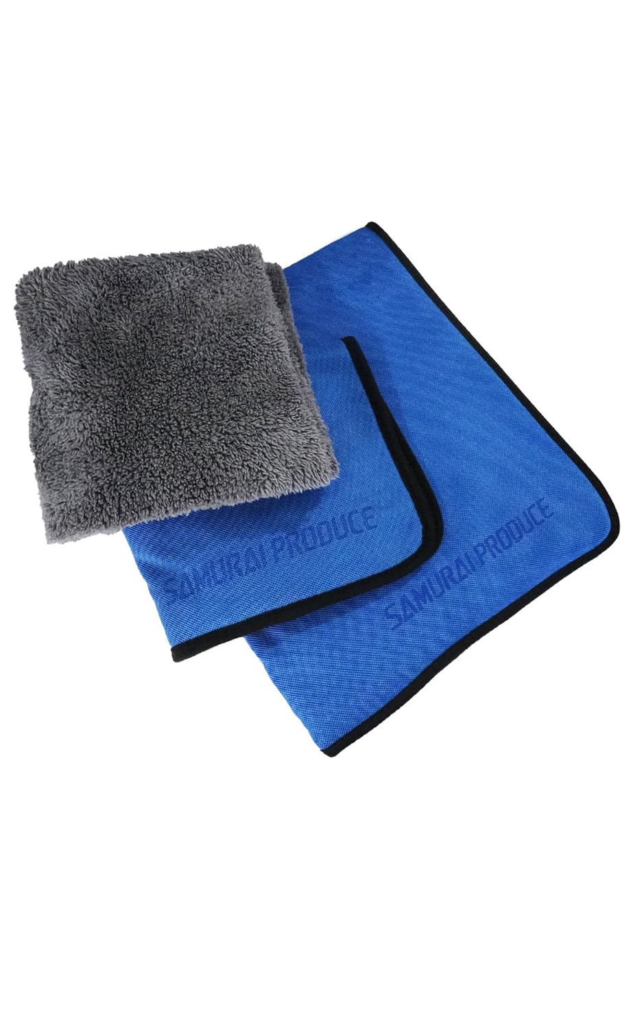 

[Samurai Produce] Супервпитывающее полотенце Samurai, размер L 70 x 90 см + размер S 40 см x 40 см + Полотенце для детализации 40 см x 40 см. Любимо профессионалами автомойки.