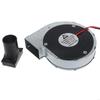 11028 100V 220V BBQ Fan DC12V 2A Large Air 5000RPM Adjustable Speed Cooking Blower with Air Duct 110x110x28mm