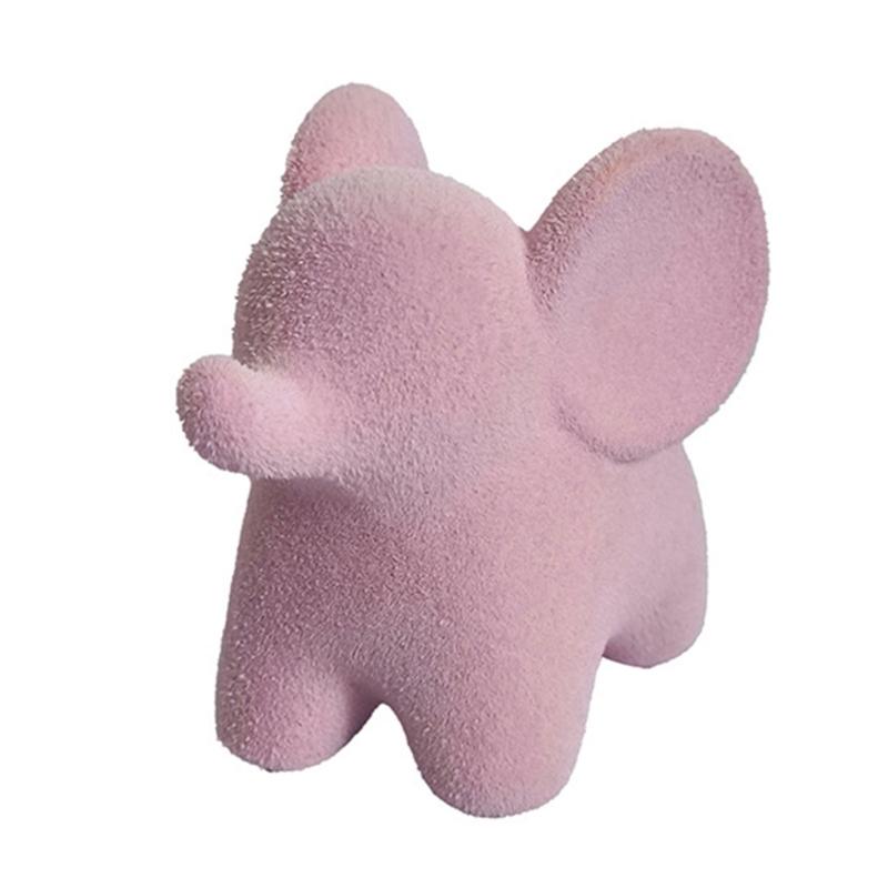 Resin Elephant Figurines Elephant Statues Animal Sculptures Collectibles Table Ornament for Home Office Decorations