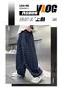 Boys' Summer Checkered Casual Pants 2026 New Style Rascal Handsome Children's Summer Work Pants Middle and Large Children's Casual Pants