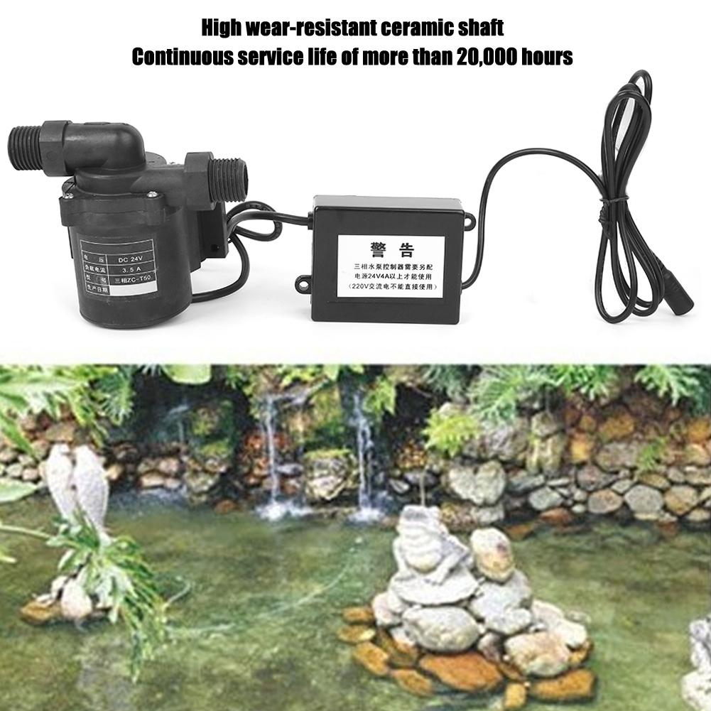 24V T50 Trójfazowa Bezszczotkowa Pompa Wodna Mini Pompa Zanurzeniowa Wodoodporna do Wzmacniania