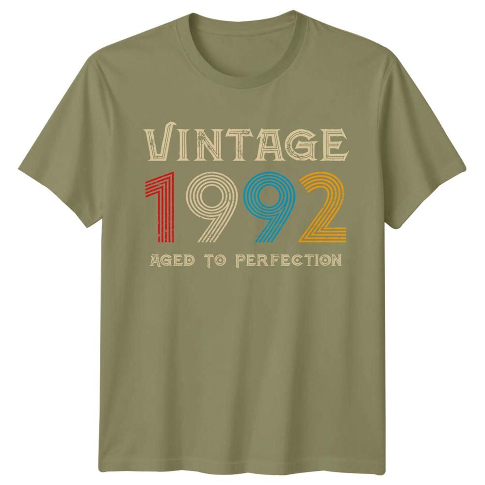 Vintage 1992 Unisexs T Shirt 34th Birthday Gift Aged To Perfection