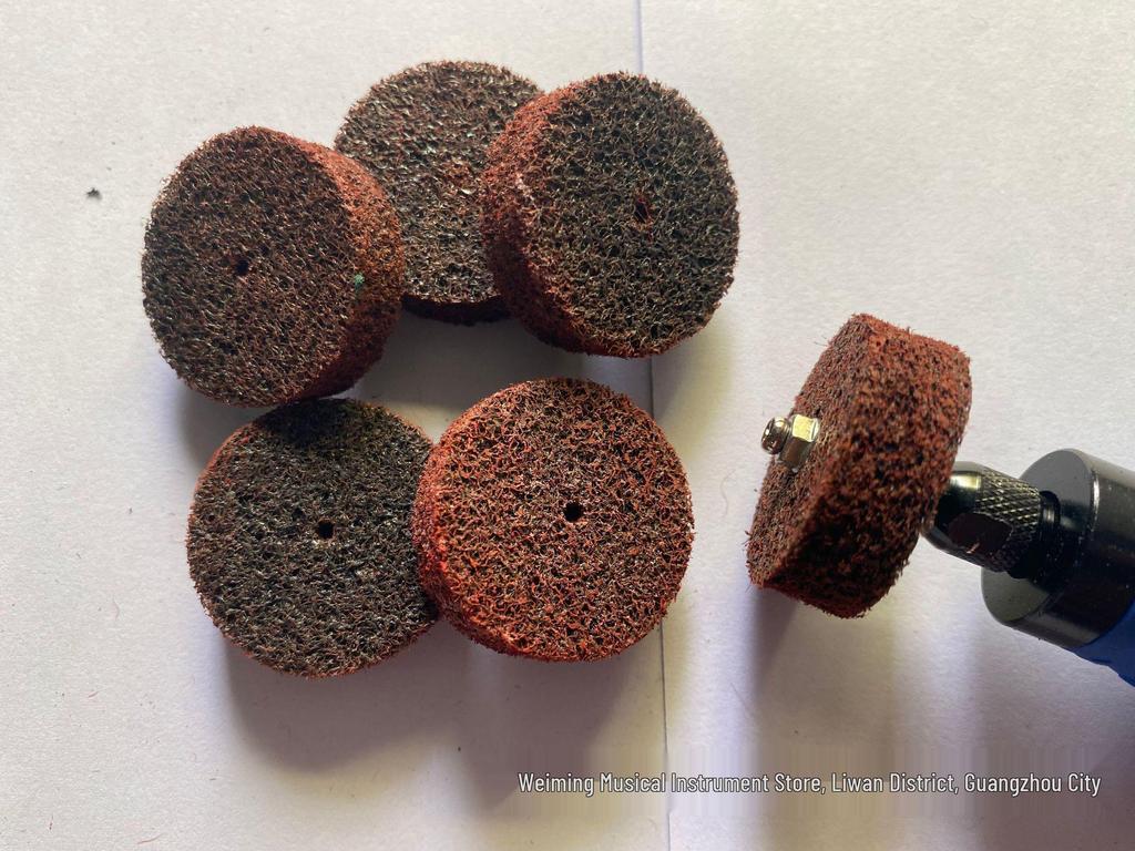 Bakelite Fret Polishing Wheel for Guitar, Bass, Banjo, Ukulele