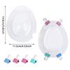 Flexible Display Ornament Molds Rabbit Pendant Molds Silicones Fondant Cake Mould Baking Tool for Easters Decoration