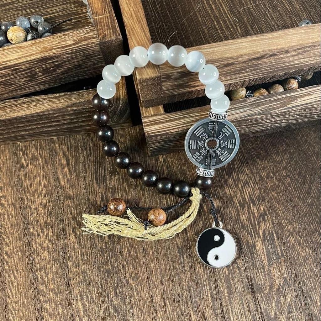 Tai Chi Mountain Ghost Spends Money Infinity Twin Bracelet Taoist Youth New Chinese Style Hand Rope Woven Jewelry Bracelet