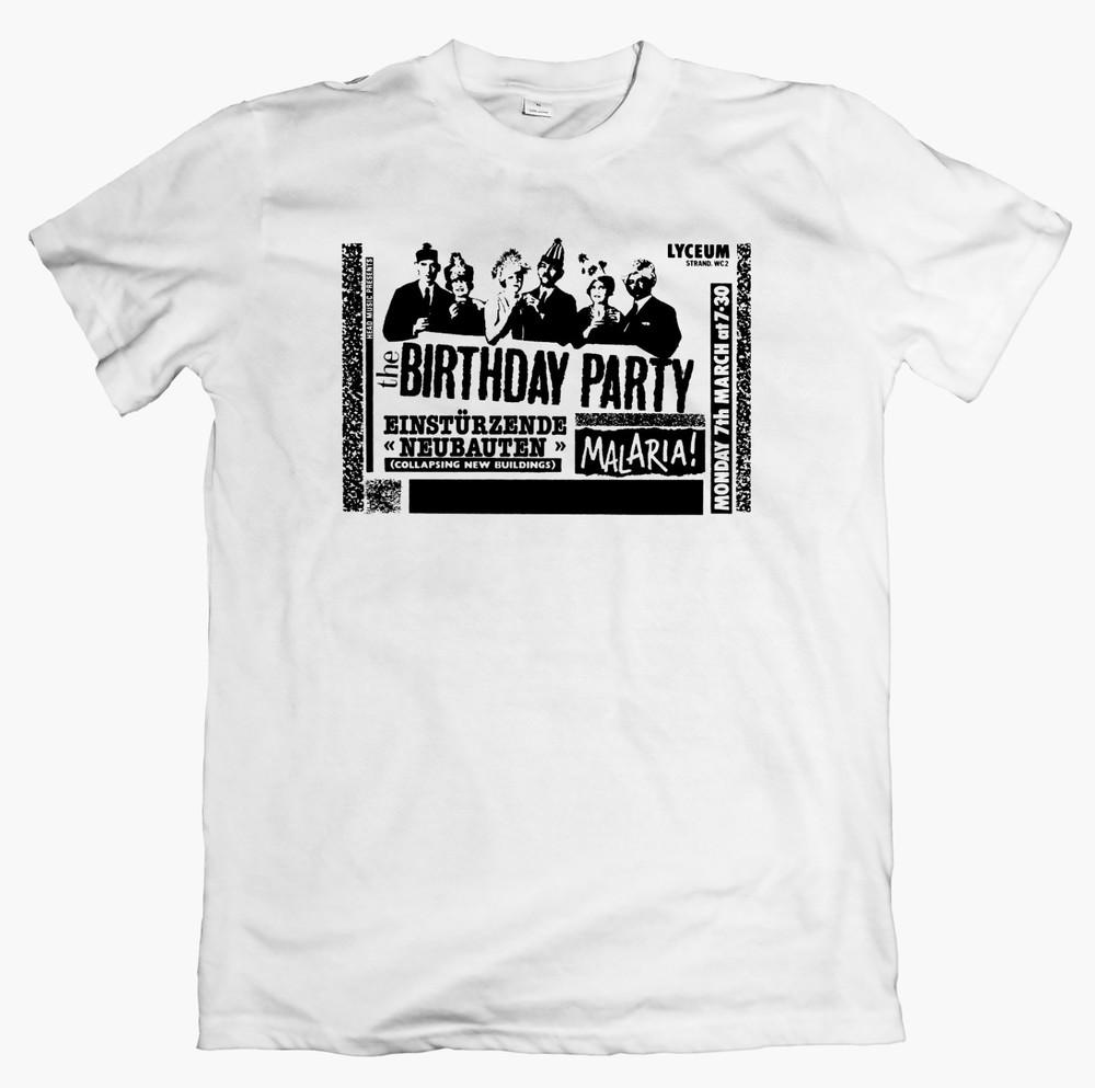 BIRTHDAY PARTY EINSTURZENDE NEUBAUTEN MALARIA Tshirt 80s post punk band tee gig M