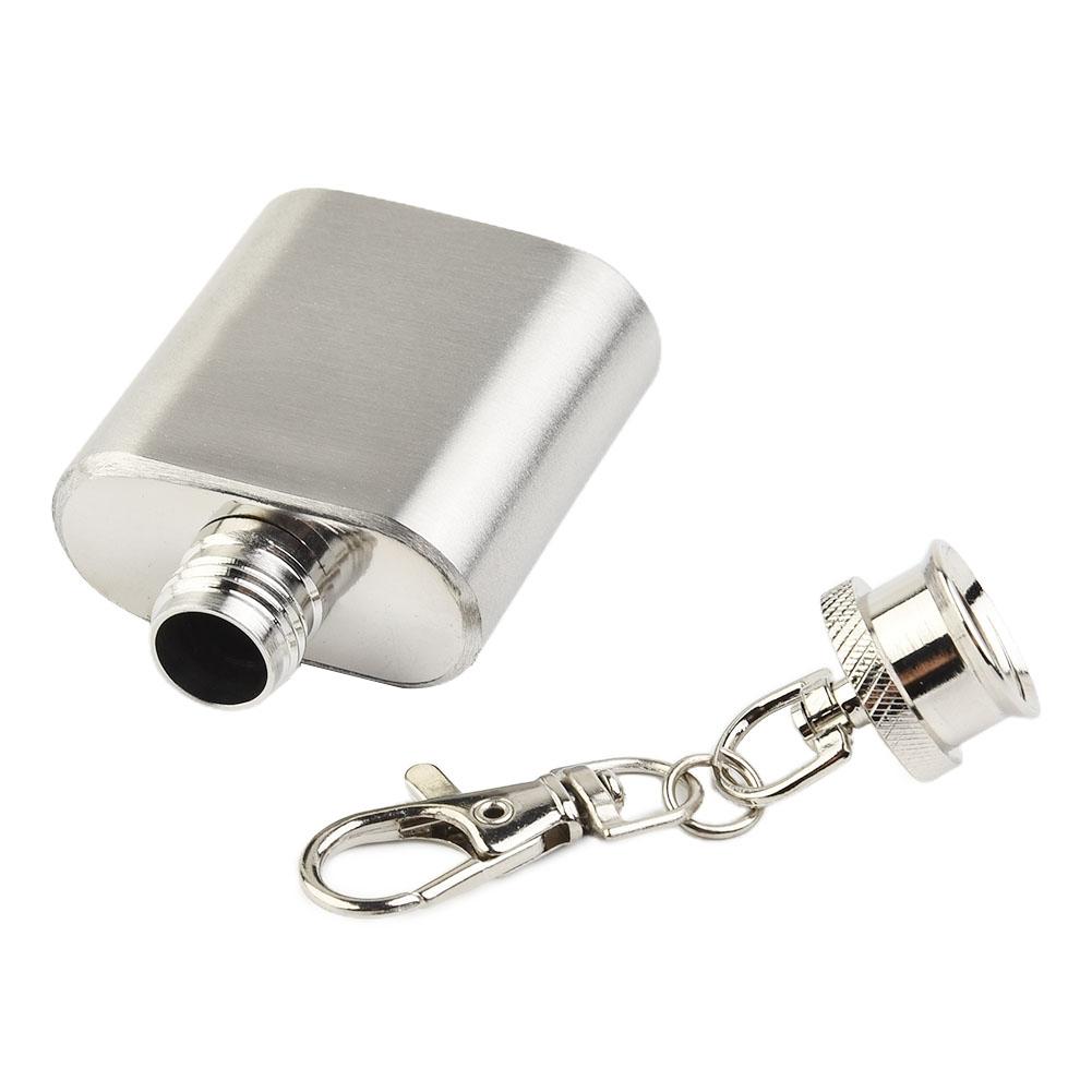 Unbreakable Stainless Steel Flask Pocket Wine Bottle with Leak Proof Cap