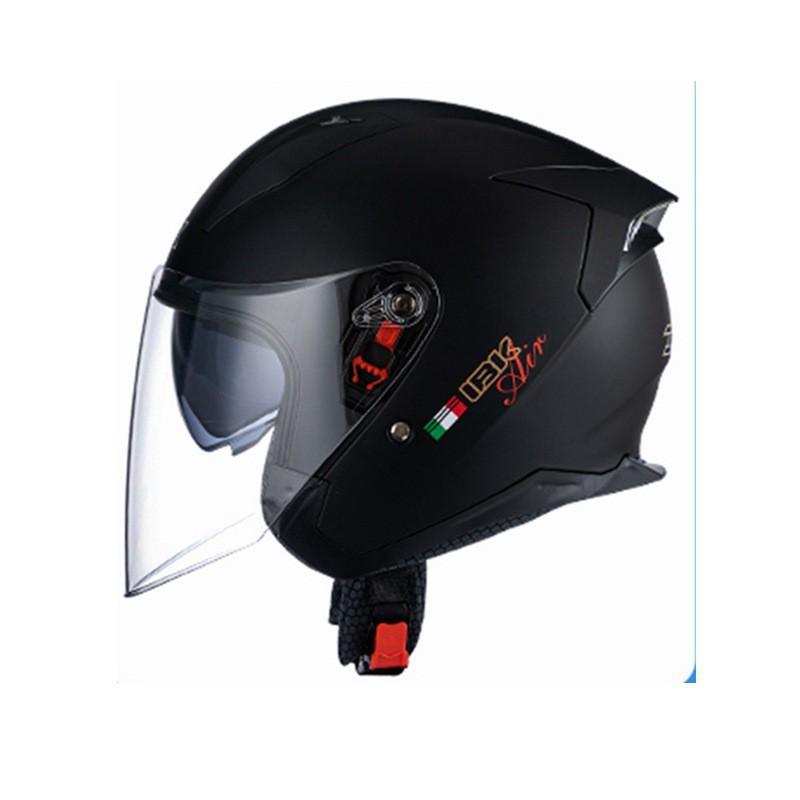 Motorcycle Helmets Half-helmets Men Women Built-in Double Lenses Covered Motorcycles Three-quarters Riding Electric Vehicles
