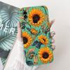 For Samsung Galaxy A10 A10S M01S Phone Case Fashion Flower Back Cover Liquid Silicone Protector on Samsung A 10 Shockproof Funda