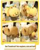 Reversible Capybara To Bee Plush Toy