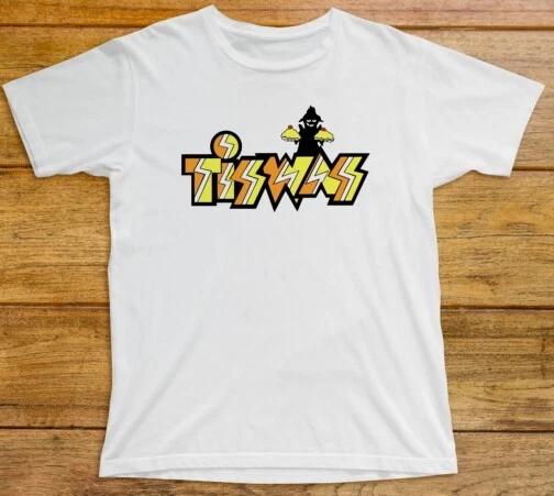 Футболка Tiswas 840 ТВ Субботний Супермаркет Crackerjack Swap Shop Rentaghost OTT 4XL