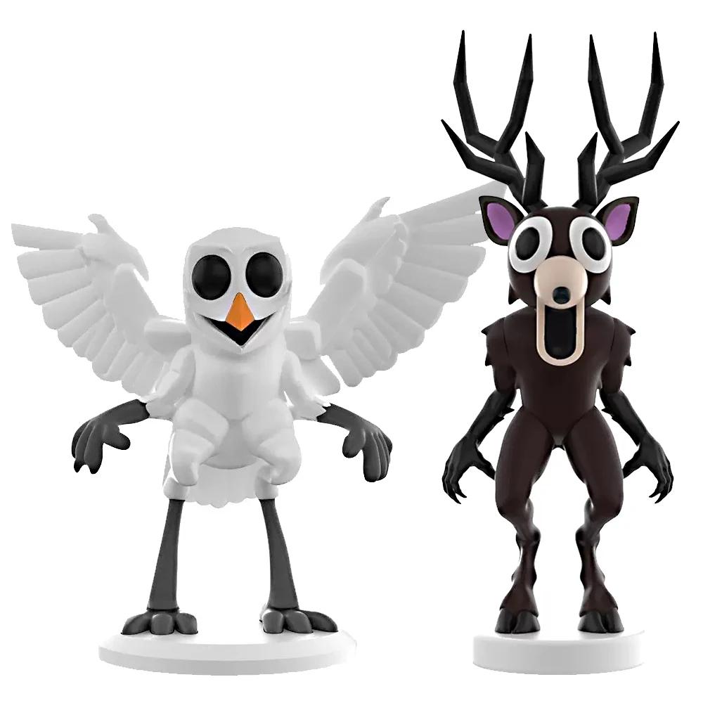 Neue 99 Nächte im Wald Hirsch Eule Ziege Monster Modell Figur Plastikspielzeug Geschenke
