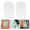 FRCOLOR Transparent PVC Waterproof Covers for Stuffed Animals (5-Pack) - Dustproof Protective Sleeves - Small Rain Covers for Travel and Outdoor
