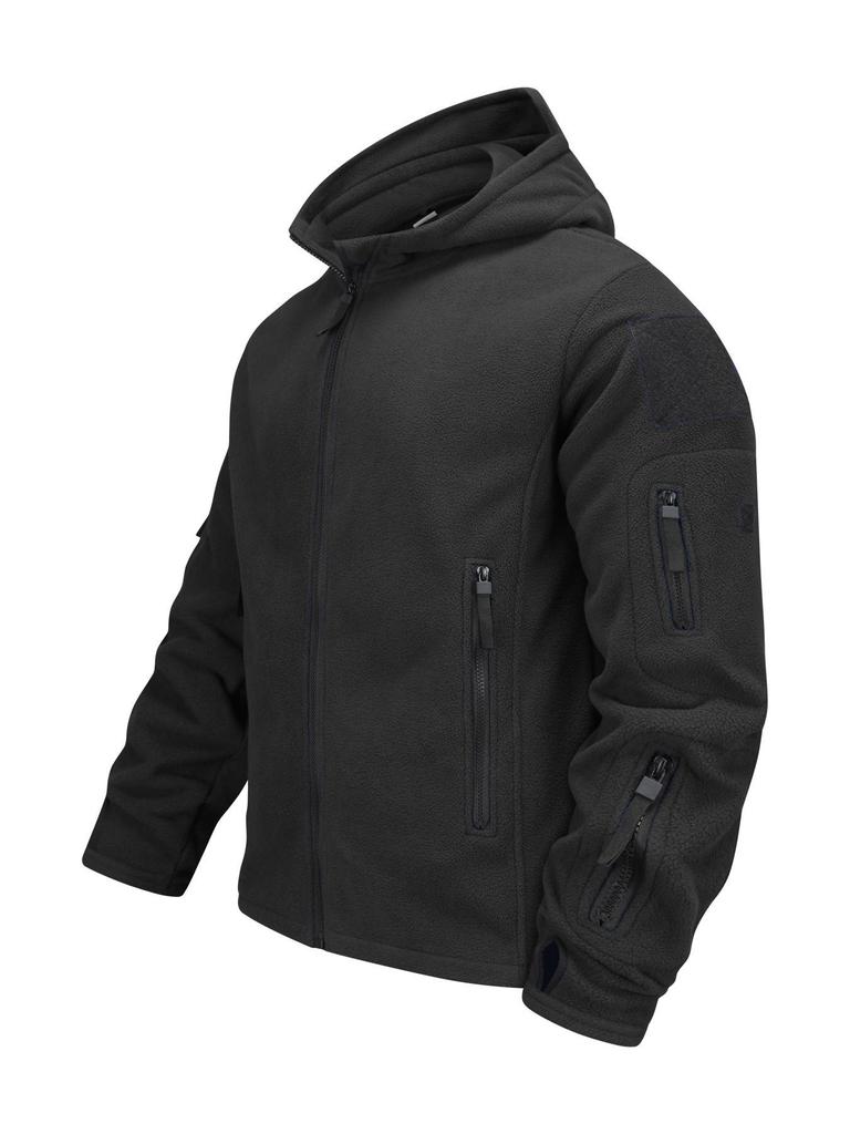 Men's Warm Fleece Hooded Jacket - 2025 Autumn/Winter Collection